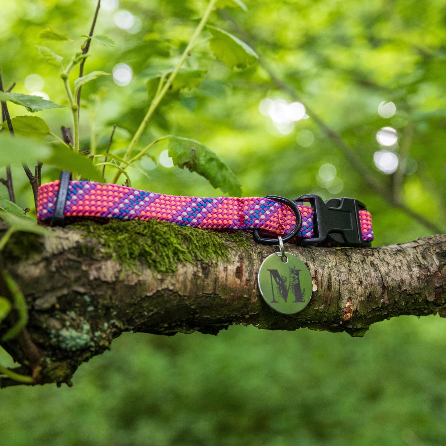 Pink & Purple Beal® Retired Climbing Rope Dog Collar