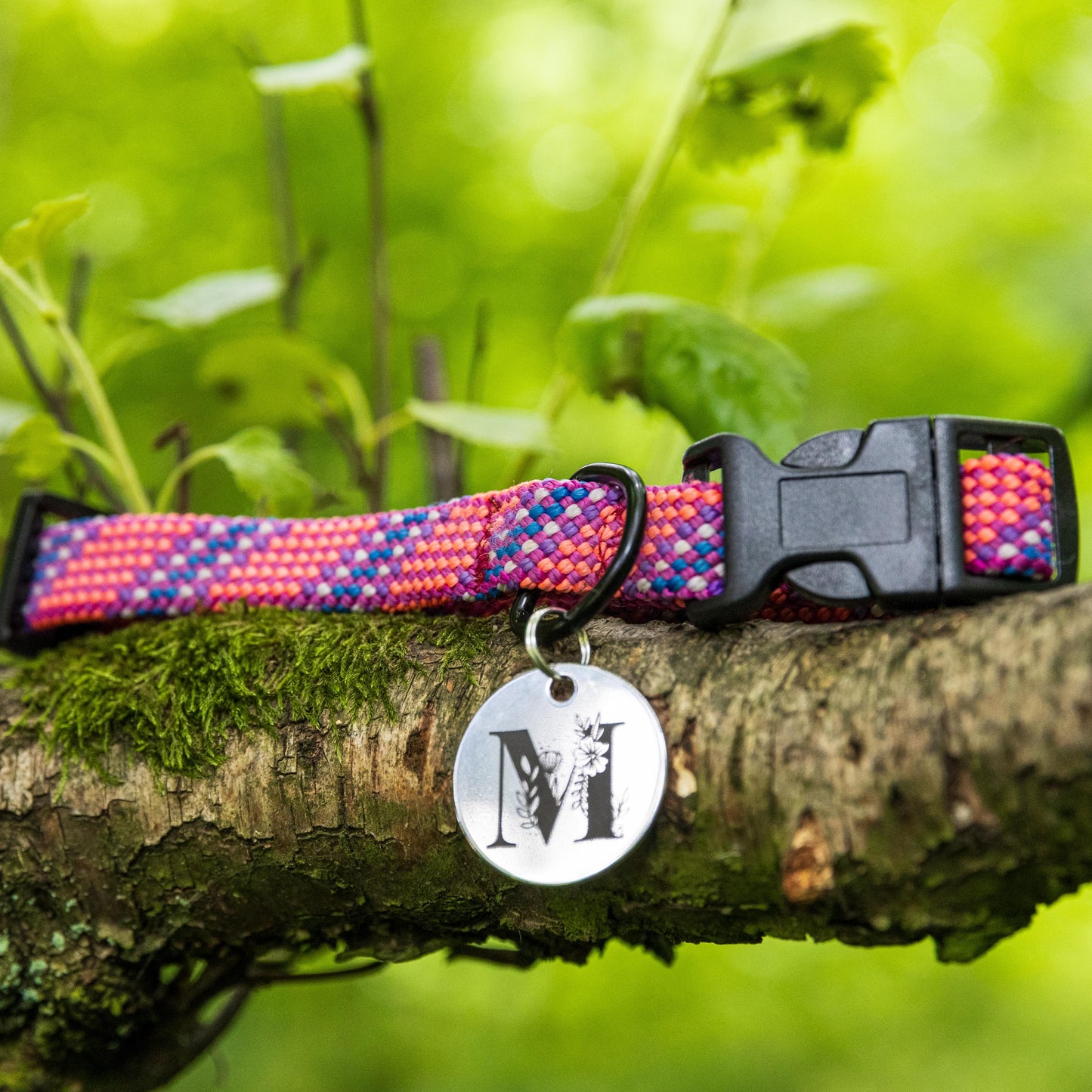 Pink & Purple Beal® Retired Climbing Rope Dog Collar