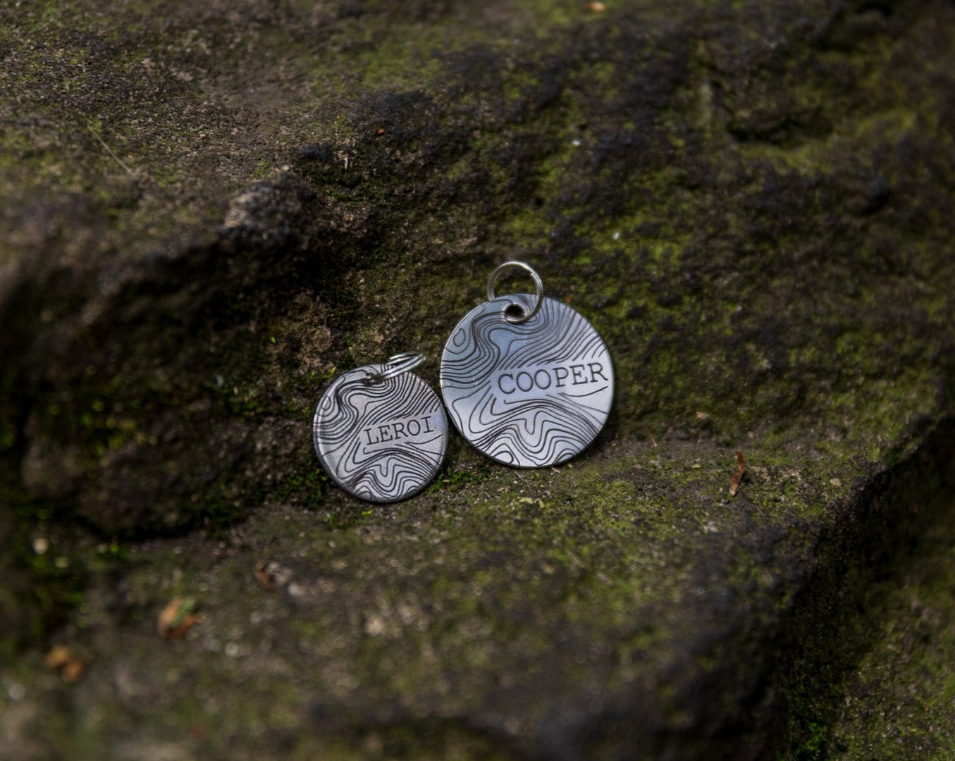 Mountain Terrain Dog Tag