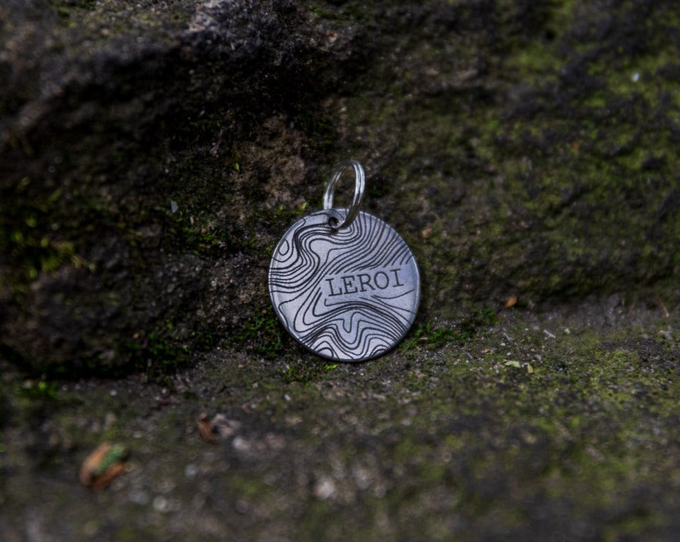 Mountain Terrain Dog Tag