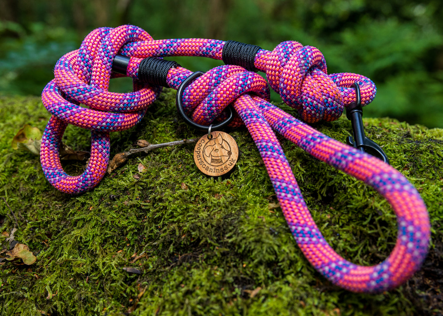 Pink & Purple, Beal® Retired Climbing Rope Dog Lead